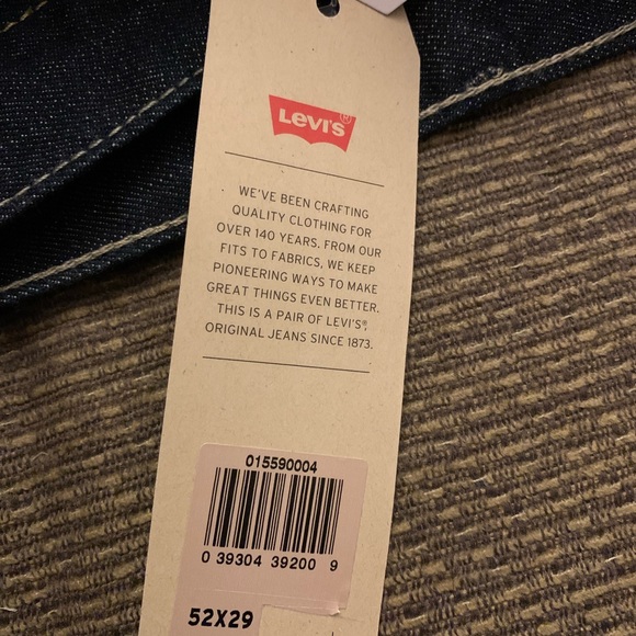 NWT Levi’s 52x29 Big & Tall. 559 Relaxed Straight Jeans. - Picture 8 of 9